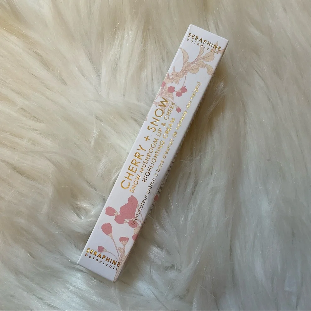Seraphine Whimsical Wisteria Lip Polish & Cherry + Snow Lip & Cheek Cream New
